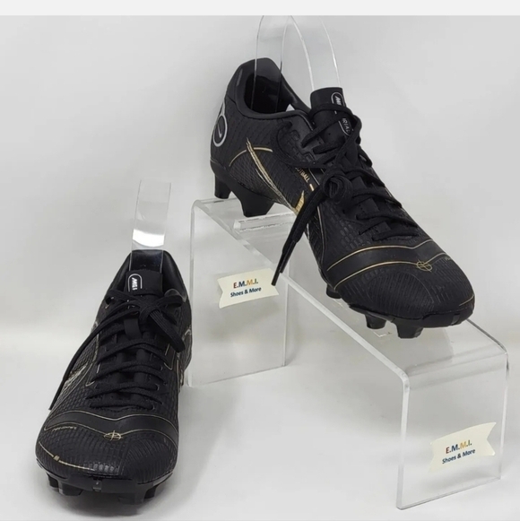 Nike Mercurial Vapor 14 Pro FG Black Gold Soccer Cleats Mens Sz Multi DJ2869-007 main image 8